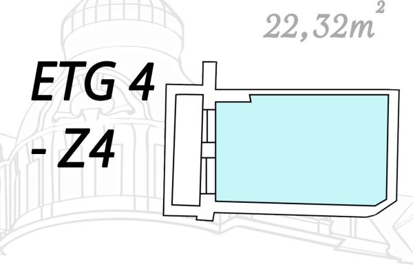 Grundriss Etage 4 Zimmer 4